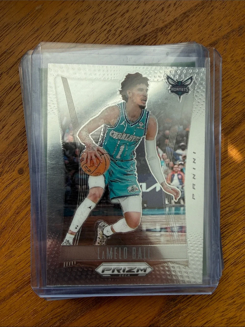 Panini Prizm Basketball Card - Teal and Silver prizm flashbacks